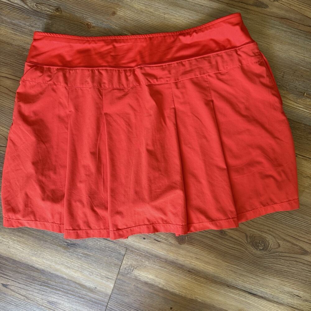 Slazenger golf skort size LG 10-12 Red/orange - Picture 6 of 9